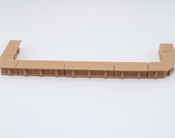Modular Tavern Bar DnD Miniature Terrain | Dungeons and Dragons, D&D, Pathfinder , Wargaming, Scatter, 28mm