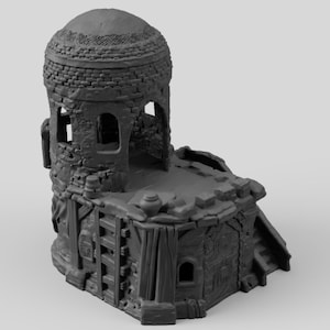 Scorching Sands Desert Dome House DnD Miniature Terrain for Dungeons and Dragons, D&D, D and D, Tabletop, Wargaming, Gifts