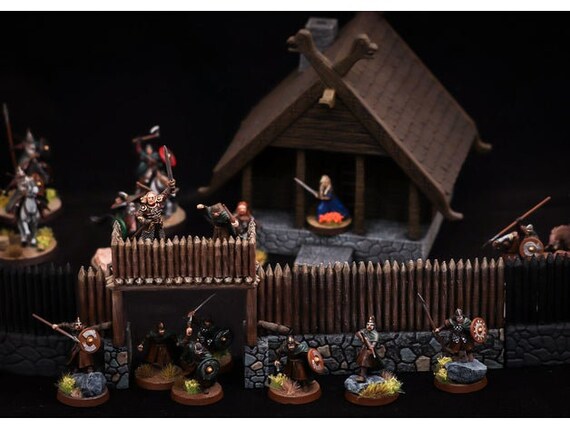 TowerRex Bastion D&D Terrain Set - Barrack Buildings For Tabletop RPGs Like Dungeons & Dragons, Warhammer - View #9