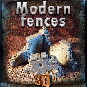 Pu&ograve; includere: Un set di miniature di recinzioni moderne in rovina, stampato in 3D. Il set &egrave; realizzato in plastica bianca e presenta una variet&agrave; di muri di mattoni rotti e in rovina. Il set &egrave; etichettato "Black Scrolls Modern Fences 3D Miniature Set by Antal K&eacute;ninger and S&aacute;ndor Balogh".