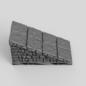 Dungeon 2x8 Ramp Dnd Dragonlock Tiles Terrain for Dungeons and Dragons ...