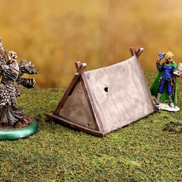 Barbarian Viking Hunter Tent Scatter Terrain | DnD | Pathfinder |  Fantasy Flight Games | FFG | Wargaming | Terrain Scenery | Kickstarter