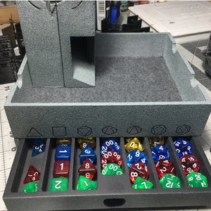 Portable Magnetic Dice Box, Tray, and Tower DnD Dice Box DnD Dice Tower DnD Dice Tray DnD DnD Accessories DnD Gift Ideas image 5