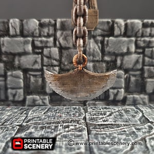 Blade Trap OpenLock Dungeon Tile DnD Miniature Terrain For Dungeons and Dragons, D&D, Pathfinder, Wargaming, Tabletop