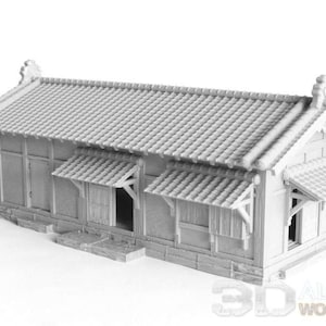 Japan Samurai Storage House 2 DnD Miniature Wargaming Terrain for Dungeons and Dragons, D&D, Pathfinder, Tabletop, 28mm, Gifts