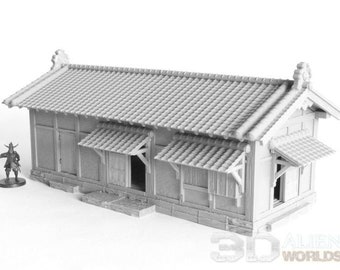 Japan Samurai Storage House 2 DnD Miniature Wargaming Terrain for Dungeons and Dragons, D&D, Pathfinder, Tabletop, 28mm, Gifts