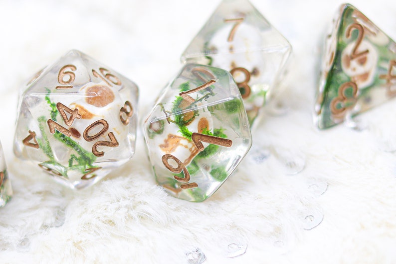 Skull of Death Dnd Dice Set for Dungeons and Dragons D&D Etsy