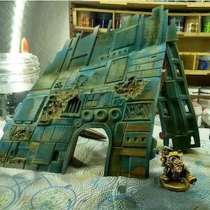 Massive 28mm Legion Imperial Assault Starship Wreck Spaceship E Wargaming Terrain | Scenery Terrain
