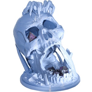 Dungeons and Dragons Hell Skull Dice Tower, DnD, D&D, D and D, Pathfinder, Gifts, Dungeons Master Gift