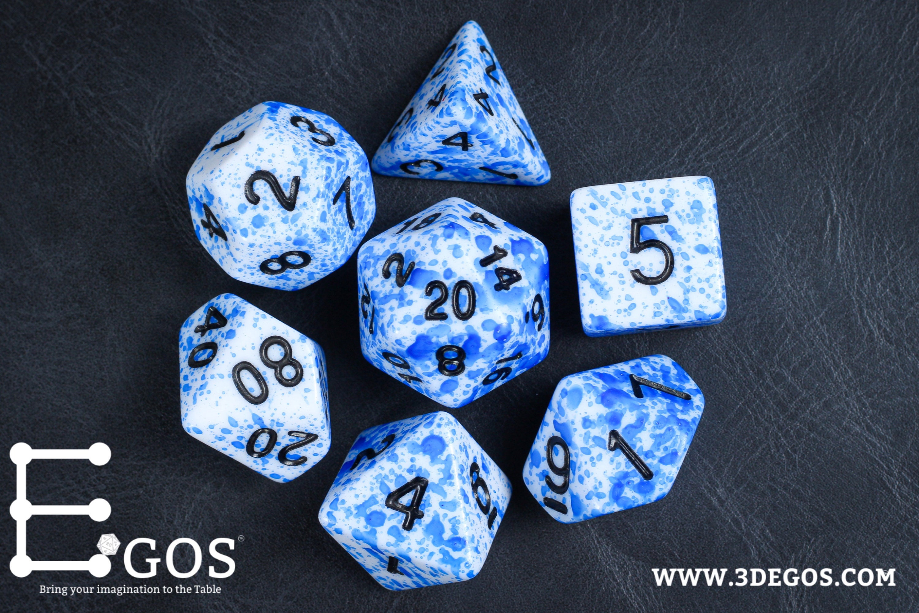 Blood of the Kraken Dnd Dice Set for Dungeons and Dragons Etsy