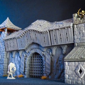15mm 28mm 32mm DnD Miniature Terrain City Walls and Gates | D&D, Dungeons and Dragons, Pathfinder, ,  40k, Dice, Dice Box