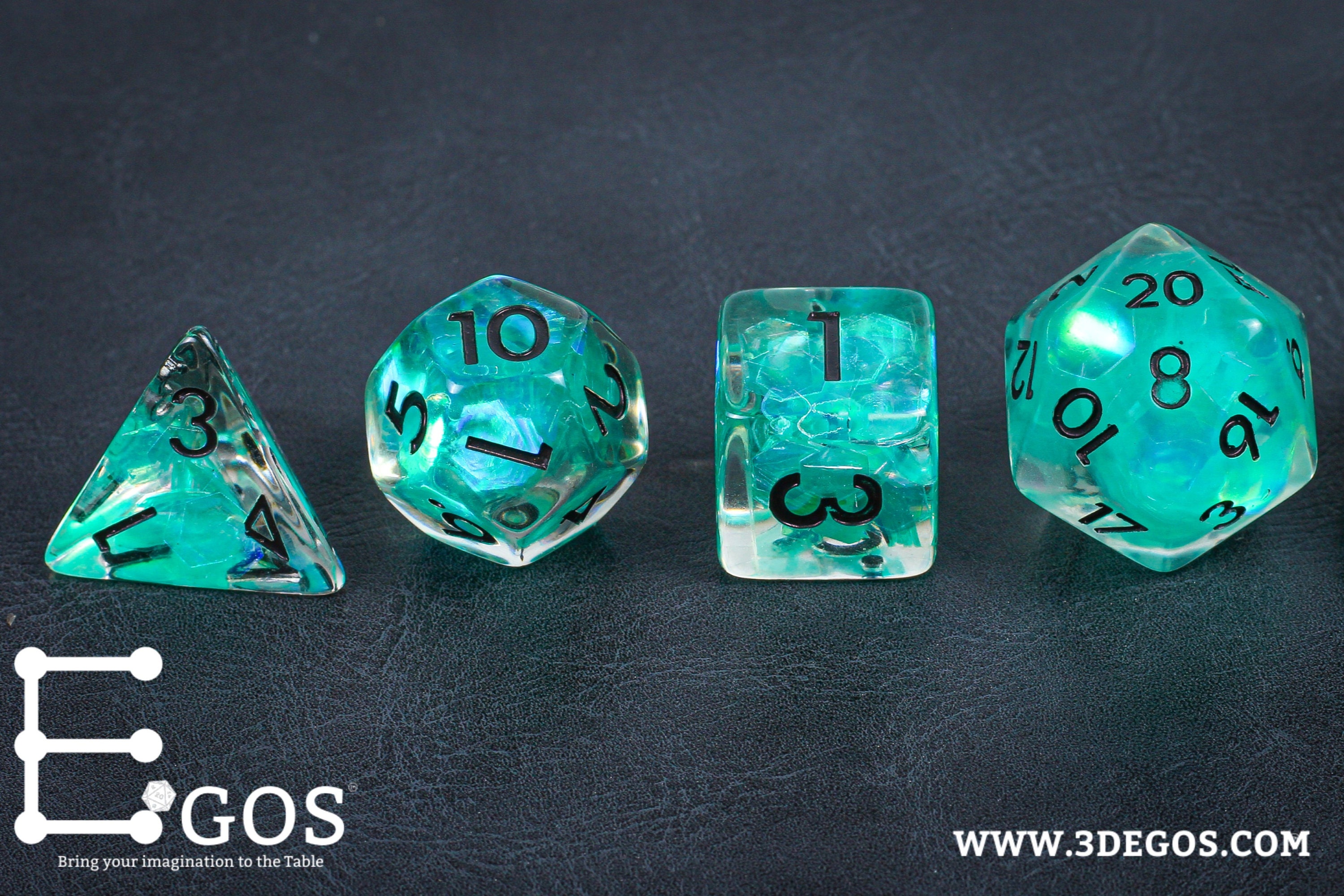 Element Crystal of Luck DnD Dice Set for Dungeons and Dragons Etsy