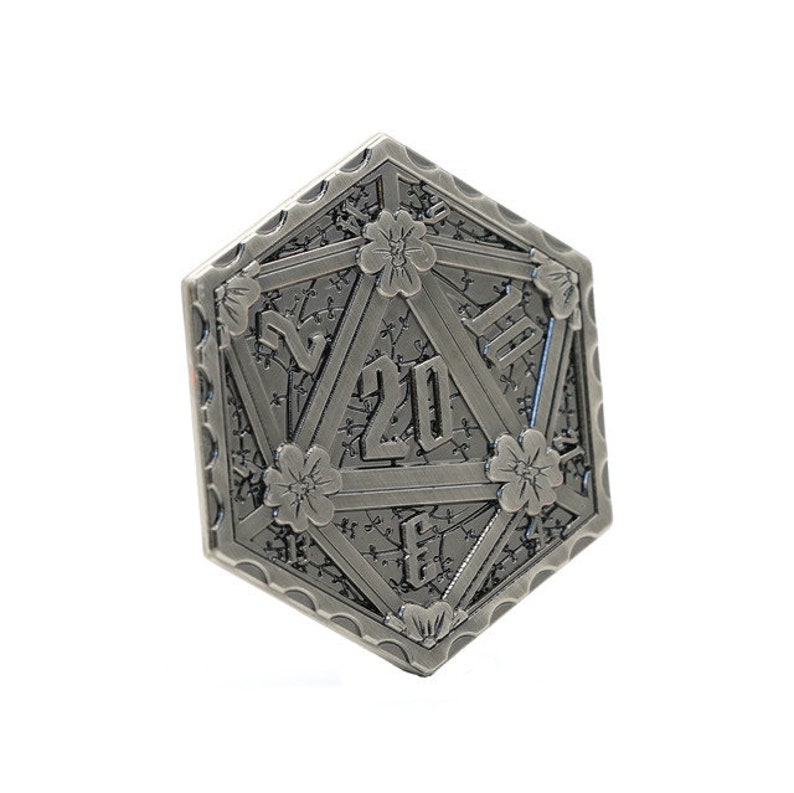 D20 Ancient Metal Dnd Dice Coins Accessories Set for Dungeons Etsy
