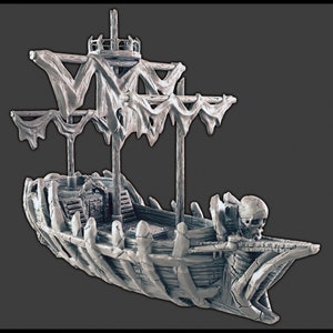 Undead Galley Set DnD Miniature Terrain for Dungeons and Dragons Terrain, DnD Terrain, D&D, D and D, Wargaming, Pathfinder