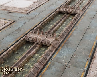 Conjunto de azulejos Terraforma Epicminium Terreno | Terreno em miniatura de assalto imperial da Legião de Star Wars | O Descanso do Dragão, Dungeons and Dragons