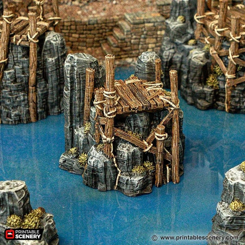 Ramshackle Rocks Dnd Terrain, Dungeons and Dragons Terrain, Cities of ...