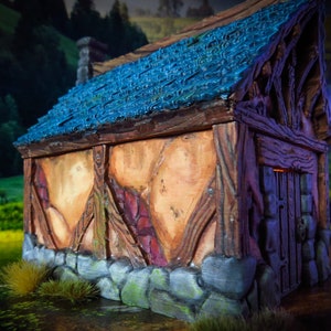 Little Cottage DnD Terrain, Dungeons and Dragons, DnD Miniature, D&D, D and D, 40k, Pathfinder, DnD Miniature Terrain