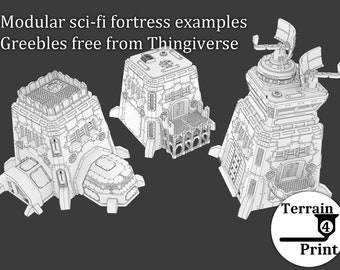 28mm Fortress Complete Set Legion Imperial Assault Wargaming Terrain | Scenery Terrain