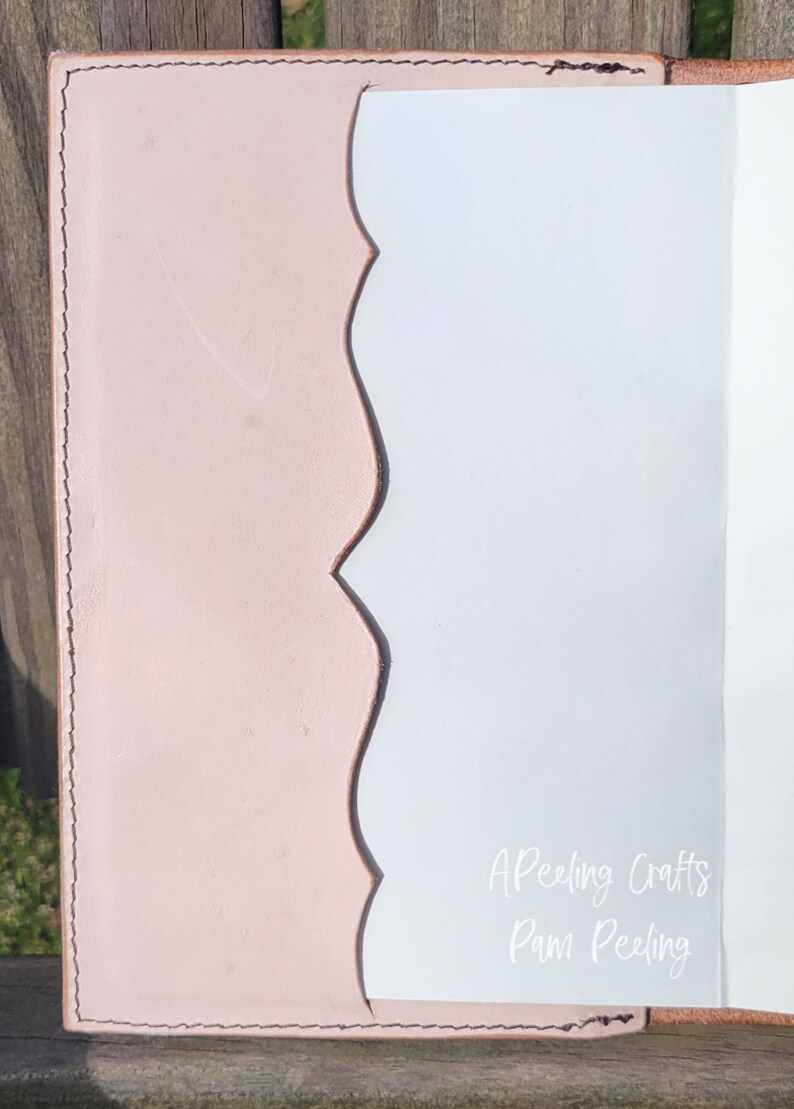 Hand Tooled Leather Journal Cover - Etsy