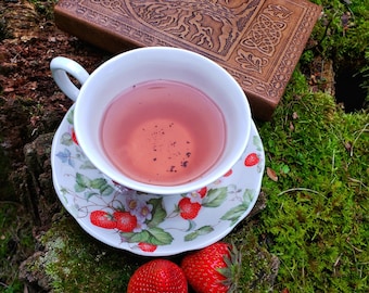 STRAWBERRY DREAM ~ Organic Herbal Tea~Love Spell In A Cup~Strawberry Tea