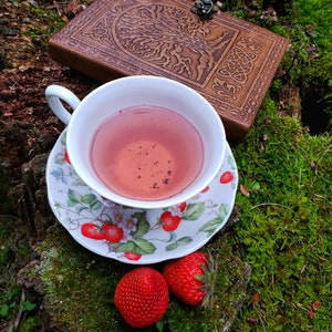 STRAWBERRY DREAM ~ Organic Herbal Tea~Love Spell In A Cup~Strawberry Tea