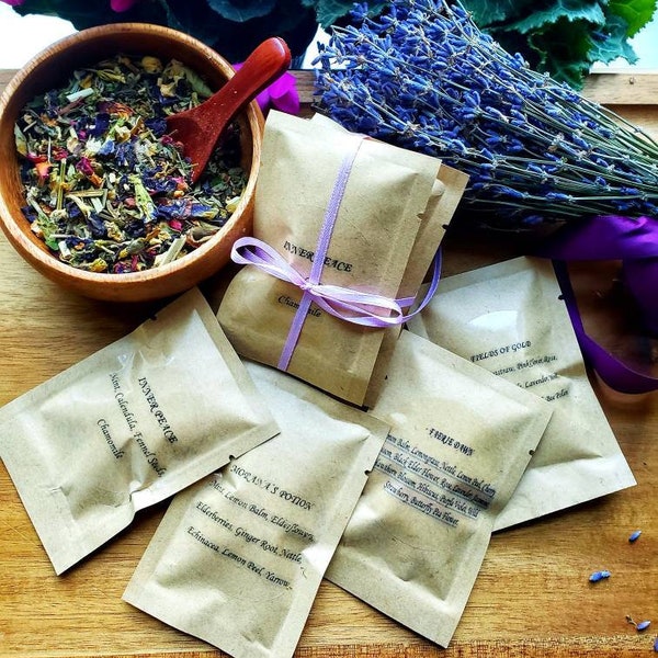 TEA SAMPLES~All-Natural & Organic Herbal Teas~Ritual Teas