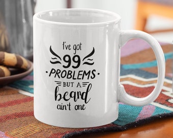 Feminist Gift Mug - Wake Up, Sip Coffee, and Crush 99 Problems