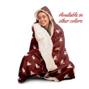 Shiba Inu Blanket Hoodie: Sherpa Fleece Hooded Blanket