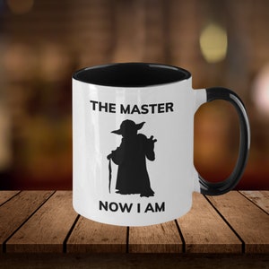 Masters Degree Graduation Funny Coffee Mug - The Master Now I Am, Mba Gifts For Women, Masters Mug For Her, Mba Graduate Gifts For Him