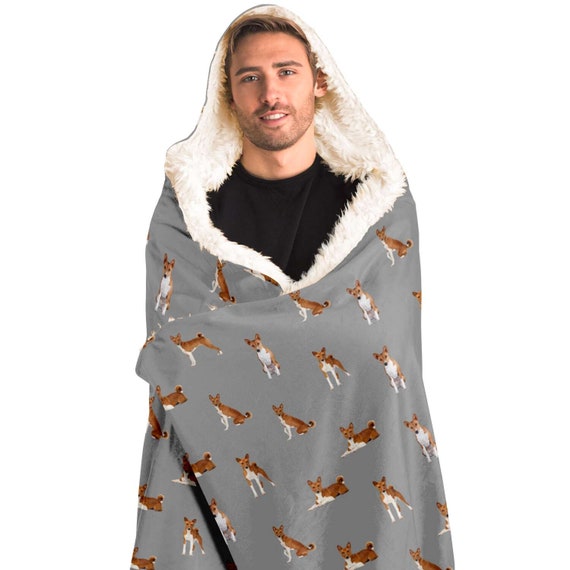 Basenji Gifts Blanket Hoodie Hooded Blanket Pattern Hooded Blanket for Adults and Youth Sherpa Hood Blanket Microfiber Fleece Blanket Etsy