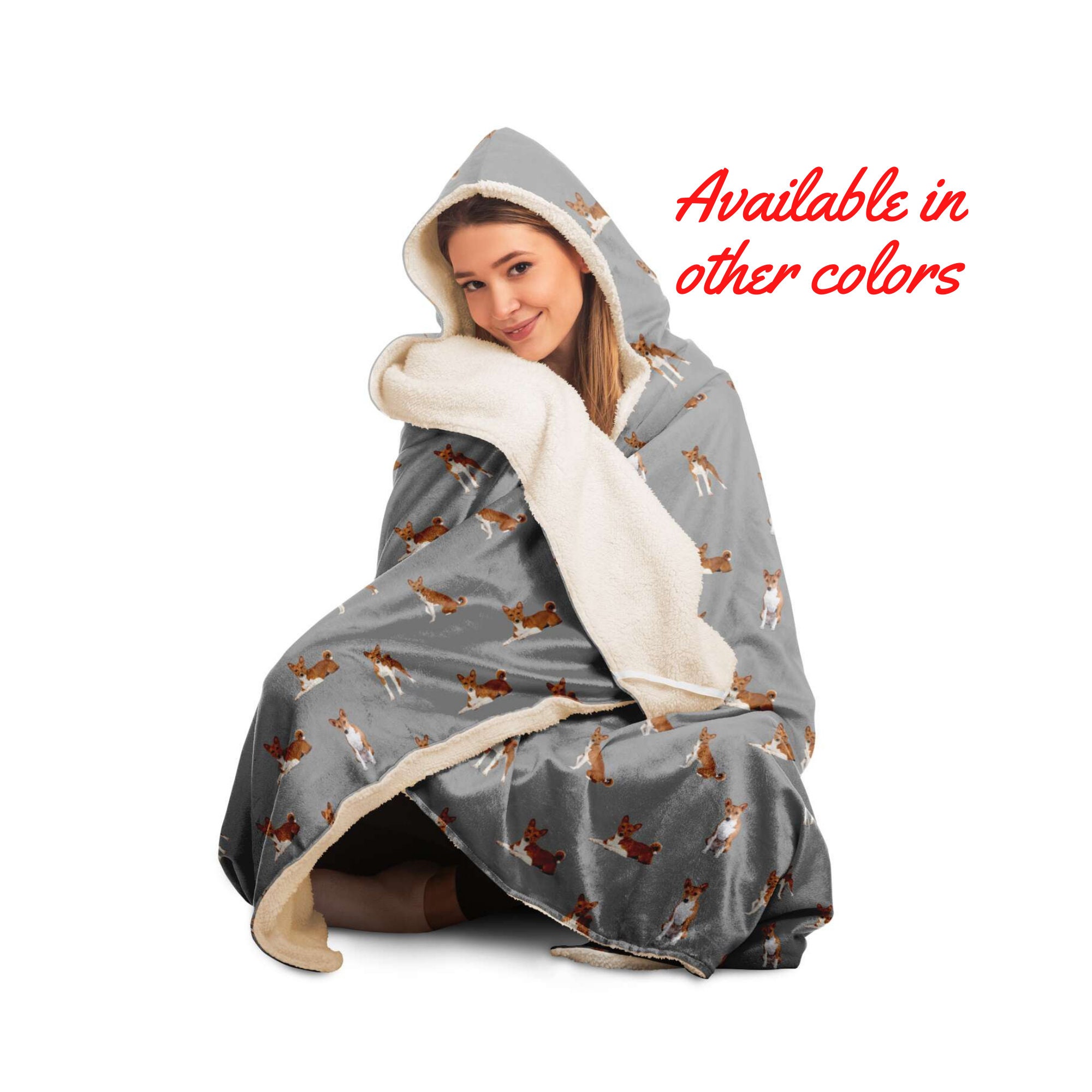 Basenji Gifts Blanket Hoodie Hooded Blanket Pattern Hooded Blanket for Adults and Youth Sherpa Hood Blanket Microfiber Fleece Blanket Etsy