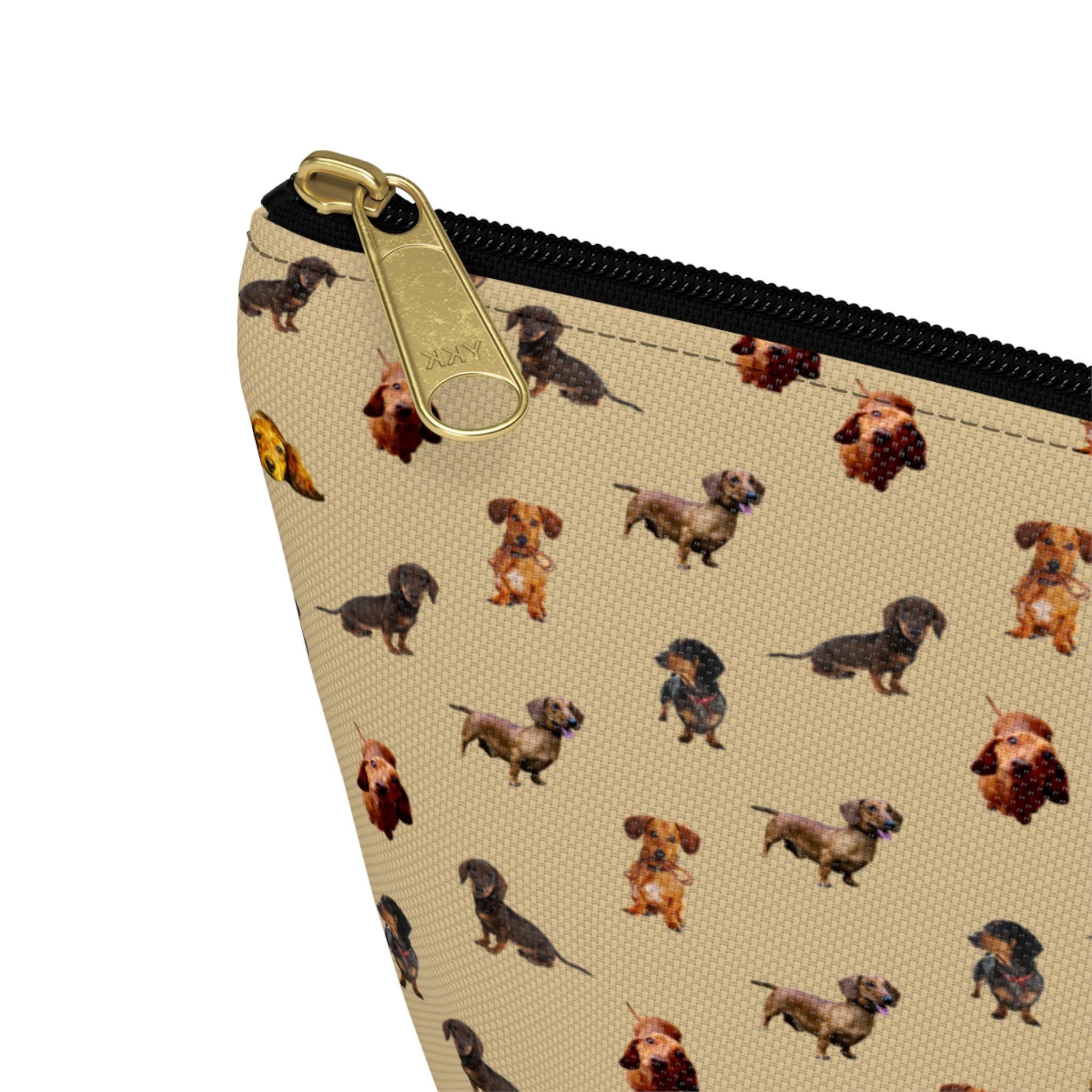 BLUPARK Kosmetiktasche Mit Dackel-Motiv – Retro-Design, Perfektes Geschenk Für Dackel-Liebhaberinnen, 23,5x17 Cm