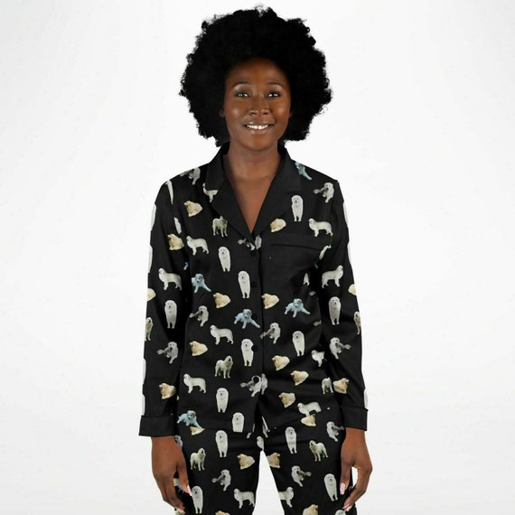 Ensemble pyjama chien des Grandes Pyrenees pour femmes et hommes cadeau de vetements de nuit vetements de detente pour elle pour lui pyjamas confortables pour couples Etsy France
