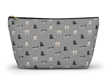 Pointer Dog Accessory Pouch: Stylish Dog Breed Cosmetic Bag
