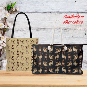 Chug Dog Tote Bag, Weekender Bag, Aesthetic Tote Bag, Beach Bag Tote, Mom mother&#39;s day gift, Birthday gifts idea