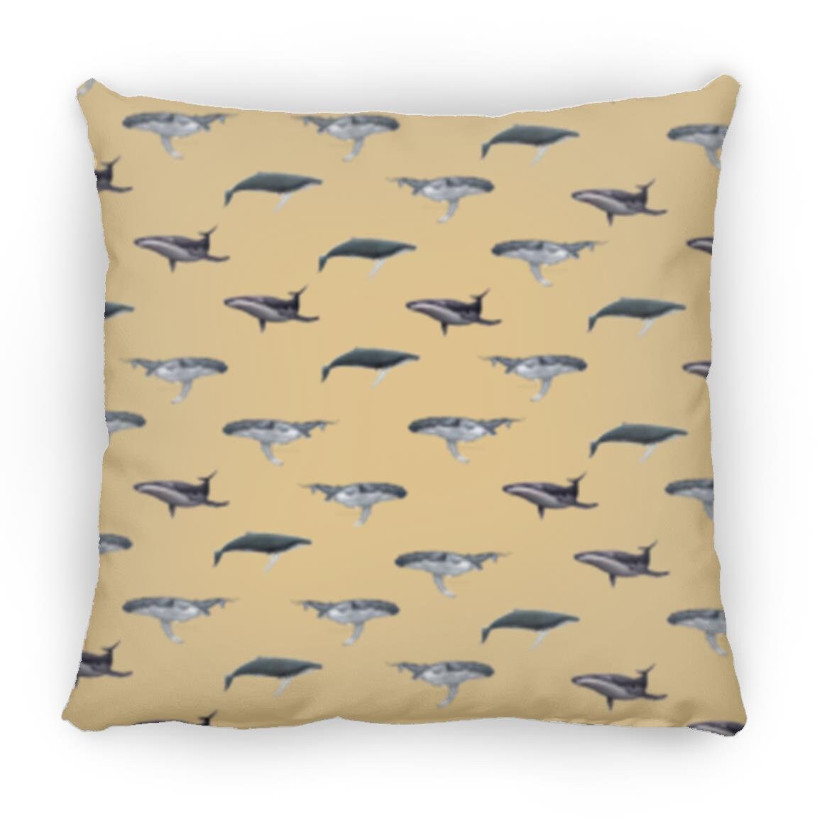 Whale Life Marine Biology Whale Throw Pillow - Gift For Whale Lovers, Biologists, Save The Whales Decor