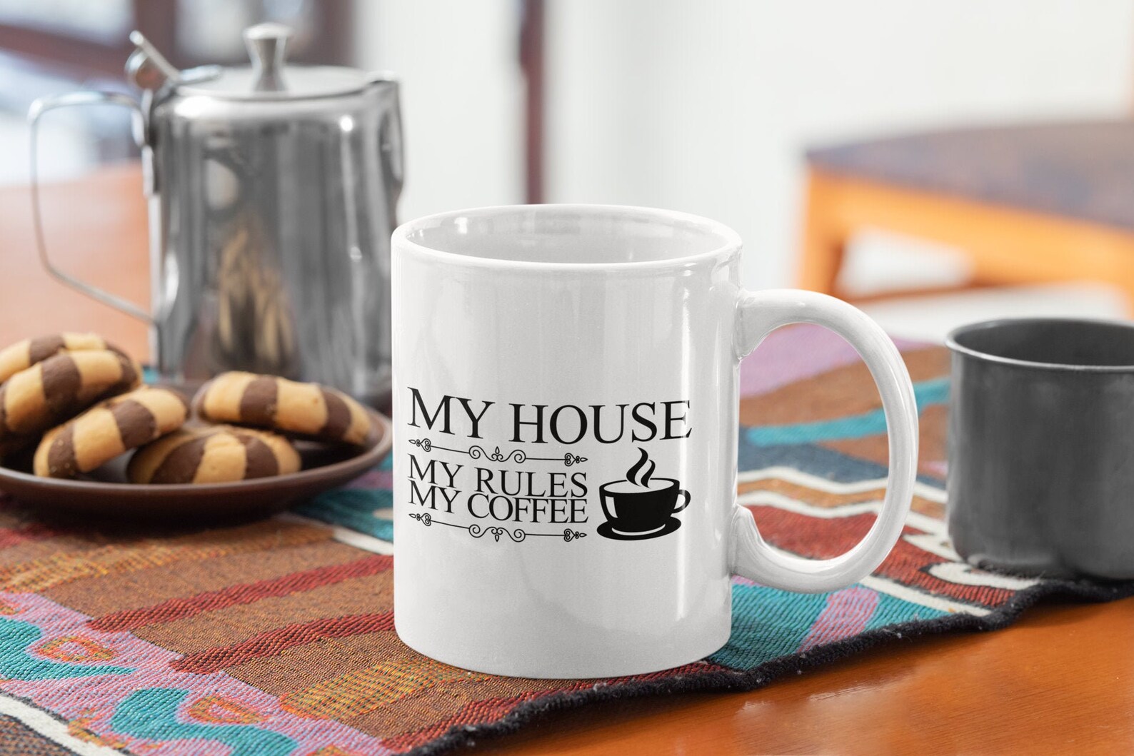 Knives Out Mug My House My Rules My Coffee Mug Movie Etsy