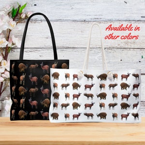 Bongo Antelope Tote Bag, Weekender Bag, Aesthetic Tote Bag, Beach Bag Tote, Mom mother&#39;s day gift, Birthday gifts idea