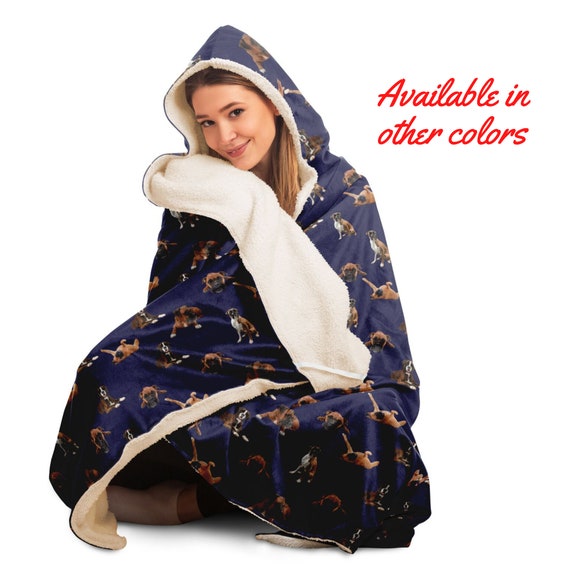 Boxer Dog Hoodie Blanket Gifts for Women and Men Hooded Blanket for Boxer Dog Dad Boxer Dog Mom Etsy Canada