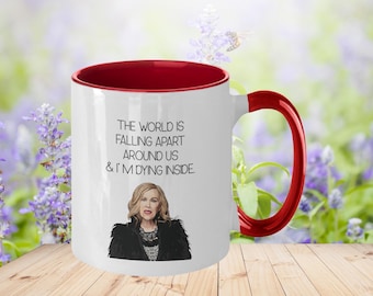 Taza de café con cita de Moira Rose: Regalo para fans de Schitt's Creek