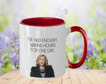 Taza de café con cita de Moira Rose - Regalo para fans de Schitt's Creek
