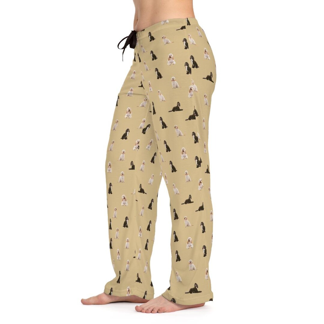 Cockapoo Pajama Pants: Dog Lover Lounge Wear, Unisex Pjs Custom Color ...