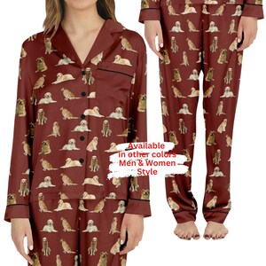Opossum Pajama Set for Women and Men Sleepwear Dog Lover Gift Dog Loungewear for Her for Him Comfy Couples Pyjamas Etsy Canada