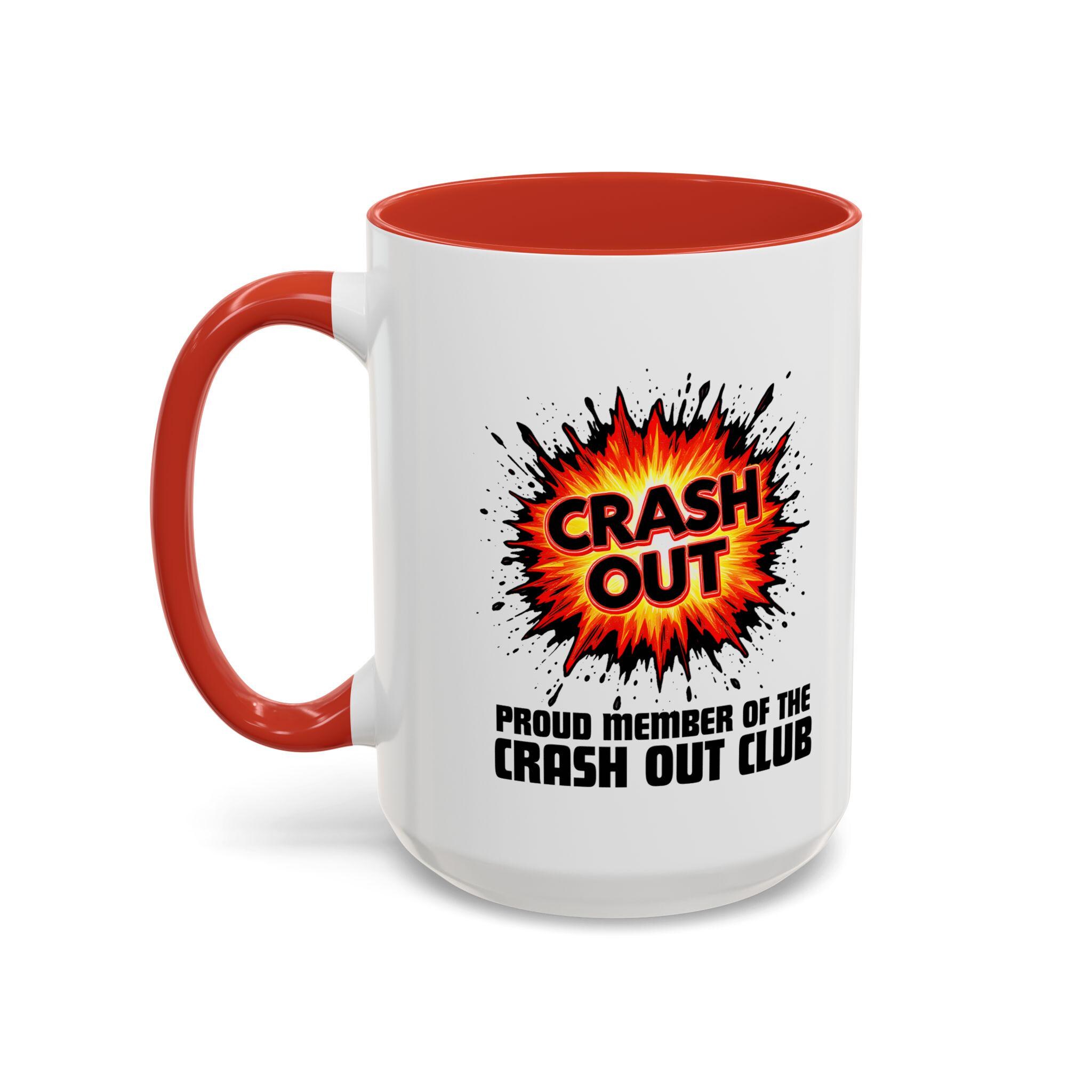 Explosion Mug Funny Meme Coffee Mug: Crash Out Club, Bold Explosion Design - Etsy
