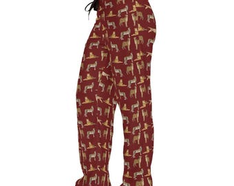 Pantaloni del pigiama con stampa ghepardo: pigiama Safari Lounge, colore personalizzato