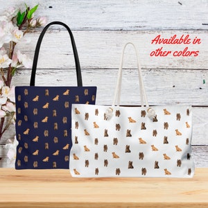 Norwich Terrier Dog Tote Bag, Weekender Bag, Aesthetic Tote Bag, Beach Bag Tote, Mom mother&#39;s day gift, Birthday gifts idea