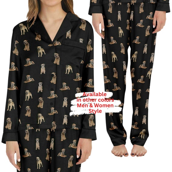 Border Terrier Dog Pajama Set for Women and Men Sleepwear Dog Lover Gift Dog Loungewear for Her for Him Comfy Couples Pyjamas Etsy UK