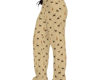 Calça de pijama Airedale Terrier: Roupa de dormir para amantes de cães, masculina e feminina