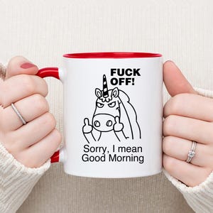 Lustige Einhorn Kaffeetasse: Sarkastisches Geschenk für Erwachsene