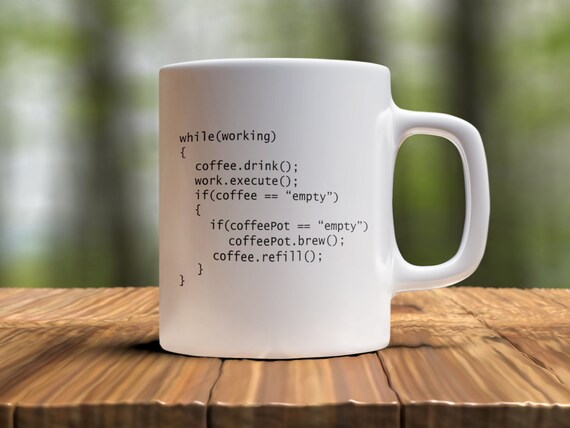 Programmer Coffee Mug C Program Nerd Humor Mug Java | Etsy